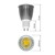 ECD Germany LED COB GU10 Spot Lampe Ampoule 9W Blanc Froid