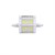 Luz de varilla LED R7s - 78 mm 5 Watt cuadrados blanco cálido