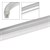 Tubo flexible de neón LED de 1 m, blanco neutral, impermeable y regulable