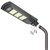 LED napelemes utcai lámpa 60W, hideg fehér, vízálló, fényvezérléssel és radarérzékelovel együtt.