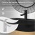 Waschtischarmatur fürs Badezimmer 160x45x170 mm Schwarz matt aus Messing von LuxeBath