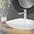 Robinet de lavabo pour salle de bain 195x45x270 mm chromé en laiton de LuxeBath