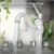 Waschtischarmatur fürs Badezimmer Silber aus gebürsteter Edelstahl von LuxeBath