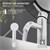 Håndvaskarmatur til badeværelse 150x54x175 mm Messing Krom by LuxeBath