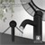 Waschtischarmatur fürs Badezimmer 150x54x175 mm Schwarz matt aus Messing von LuxeBath