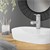 Wastafelkraan voor de badkamer 160x50x190 mm messing chroom incl. uittrekbare douche van LuxeBath