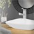 Waschtischarmatur fürs Badezimmer 160x50x300 mm Chrom aus Messing inkl. herausziehbarer Brause von LuxeBath