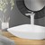 Tvättställsblandare Vattenfallsdesign 155x48x300 mm Krom Mässing by LuxeBath