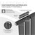 Panel radiator Single layer 600x1020 mm Anthracite ML design