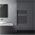Elektrische badkamerradiator met verwarmingselement 600W 500x800 mm antraciet met thermostaat-touchbediening LuxeBath