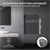 Radiador de baño Separador de ambientes en U 500x800 mm antracita LuxeBath