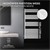 Badheizkörper Raumteiler U-Form 500x1200 mm Weiß LuxeBath