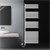 Elektromos fürdoszobai radiátor futoelemmel 1200W 500x1600 mm Fehér színu termosztáttal Touch control LuxeBath
