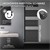 Elektrisk badrumsradiator med värmeelement 900W 500x1600 mm svart matt med termostat touch control LuxeBath