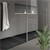 Canal de ducha en acero inoxidable alicatable 90 cm y sifón juego completo plata plana LuxeBath
