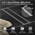Roestvrijstalen Douchegoot Betegelbaar 100 cm en Sifon Complete Set Zilver Vlak LuxeBad