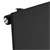 Fürdoszobai radiátor Egyrétegu 1800x604 mm Fekete matt középcsatlakozóval LuxeBath