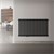 Stella vízszintes 600x1050 mm fekete matt LuxeBath fürdoszoba radiátor