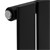 Badkamer radiator Stella 480x1400 mm zwart mat LuxeBath