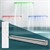 Wasserfall für Pools 120 cm aus Edelstahl inkl. RGB LED-Beleuchtung und Fernbedienung ML-Design