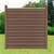 ML-Design WPC privacy fence complete set, brown, 185x185x175 cm