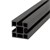 ML-Design WPC oszlopok kerítéshez, szürke, 9x9x185 cm, 9x9x185 cm