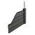 ML-Design WPC élément incliné de 13 panneaux pour clôture d'intimité, gris, 97.5x105-175x1.9 cm