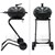 ML-DESIGN electric grill 2000W, Ø 40 cm, with lid and stand