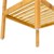 ML-Design Lattialla seisova hylly, jossa 4 hyllyä 37x33x110 cm bambupuusta, lakattu 37x33x110 cm