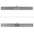 ML-Design Duschrinne befliesbar, 100cm, silber, aus Edelstahl