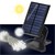 ML-Design Solarny lancuch swietlny LED 7 m, cieply bialy, z pilotem