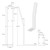Plankdrager 2 stuks 34,5x9x5 cm wit staal ML design