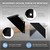 Suport de raft triunghiular 2 piese 20x20x3 cm metal negru ML-Design
