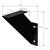 Soporte de estantería triángulo 2 piezas 15x15x3 cm metal negro diseño ML