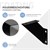 Suporte de prateleira triângulo 2 peças 10x10x3 cm metal preto ML-Design