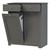 Laundry cupboard 75x37x90 cm Gray ML-Design
