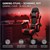Masážní herní židle cerná/cervená PU kuže ML Design