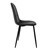 Dining chair set of 4 anthracite velvet upholstery with metal legs incl. assembly material ML-Design