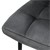 Zestaw 4 krzesel do jadalni z antracytowa aksamitna tapicerka i metalowymi nogami z materialem montazowym ML-Design