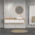 Lavabo 51x25x13 cm in ceramica bianca ML Design