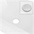 Waschbecken inkl. Ablaufgarnitur ohne Überlauf 51x25x13 cm Weiß aus Keramik ML-Design