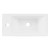 lavabo incl. vidage sans trop-plein 51x25x13 cm blanc en céramique ML-Design