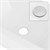 lavabo incl. vidage sans trop-plein 51x25x13 cm blanc en céramique ML-Design