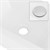 Waschbecken inkl. Ablaufgarnitur ohne Überlauf 46x26,5x11 cm Weiß aus Keramik ML-Design