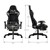 Cadeira para jogos com apoio de pés extensível Apoio de braços 2D Preto/Camuflagem em imitação de pele ML-Design