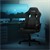 Herní židle s houpací funkcí široký sedák cerná imitace kuže ML-Design
