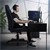 Gamingstuhl mit Wippfunktion breite Sitzfläche Schwarz/Blau aus Kunstleder ML-Design