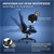 Gaming Chair with RGB Lighting &amp; Bluetooth Boxes Black/Blue Faux Leather ML Design