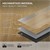 Deluxe PVC adhesive vinyl flooring natural oak 91.5 cm x 15.3 cm x 2 mm ML-Design