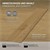 Deluxe PVC adhesive vinyl flooring natural oak 91.5 cm x 15.3 cm x 2 mm ML-Design